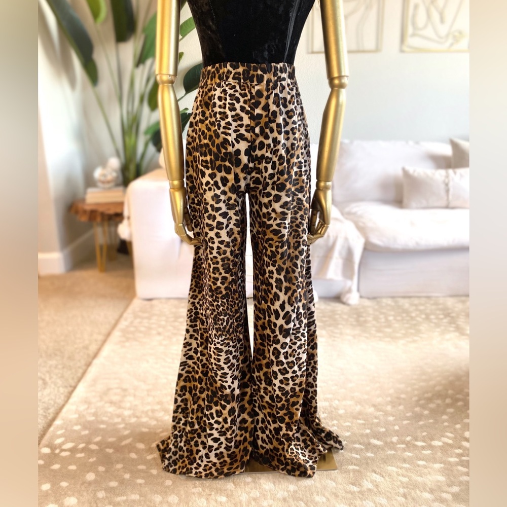 Leopard Leopard Palazzo Pants